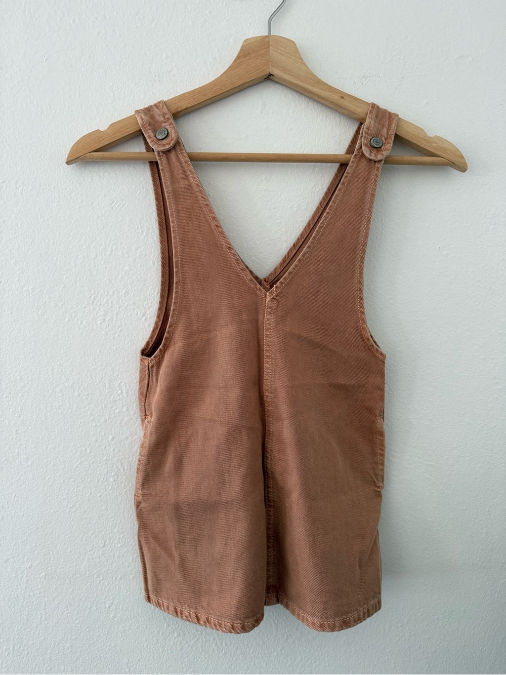 Zara Kids Rust Tan Overall Dress One-Piece